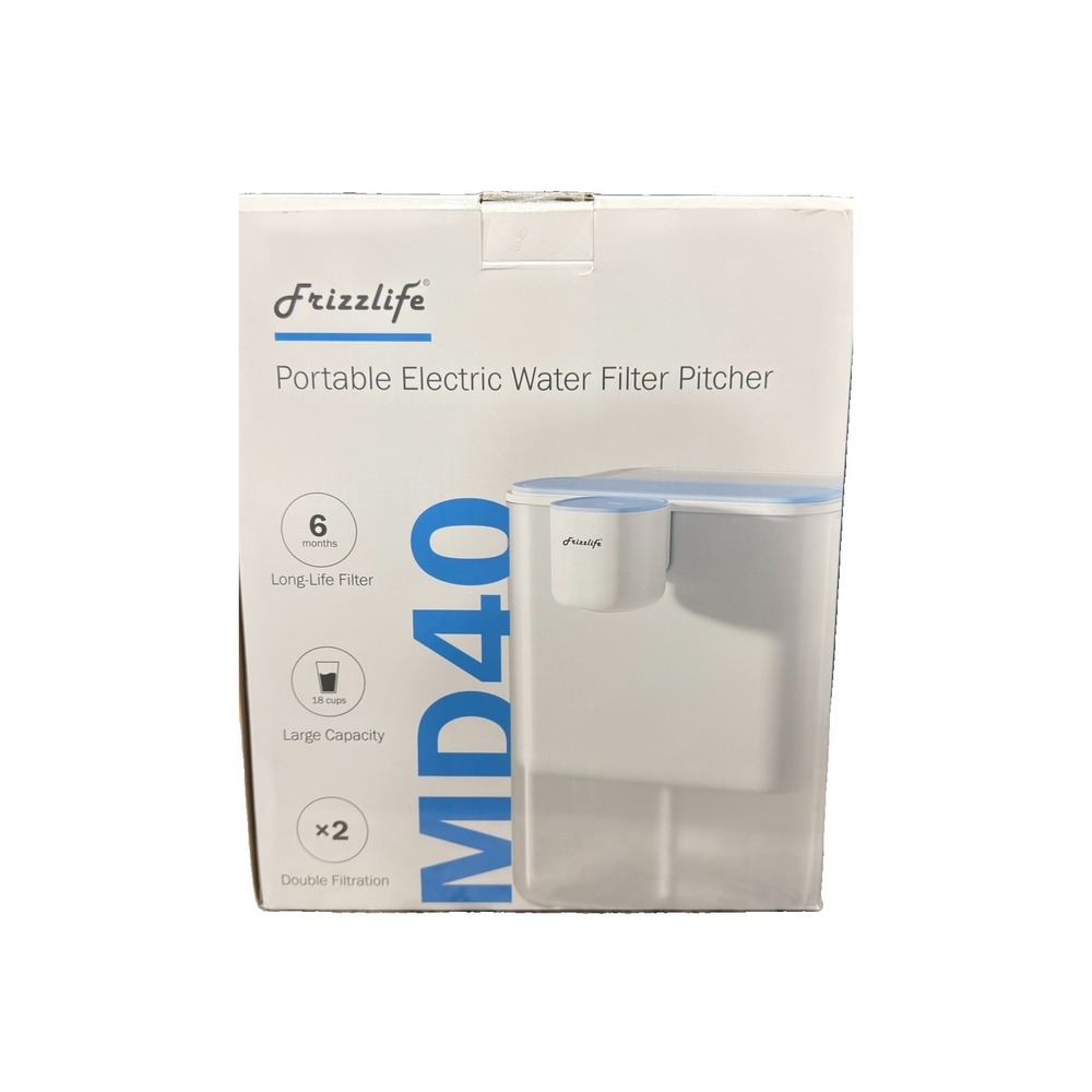 12 Cup Water Filter Pitcher with Plus Filter ADD5902, Rechargeable Water Dispens